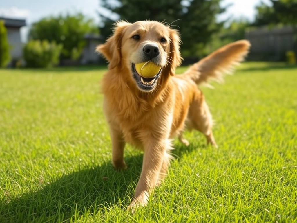 Dog safe on chemical-free lawn