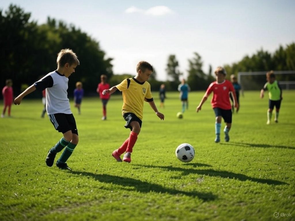 Soccer field maintained without chemicals